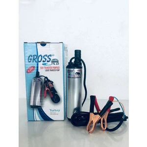 12 Volt Sıvı Aktarma Pompası Dalgıç Mazot Transfer Pompası