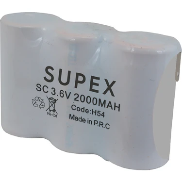 Supex Yanyana Süpürge Pili 3.6V 2000 Mah