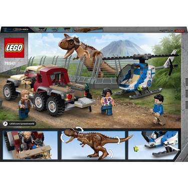 jurassic world 2 lego sets carnotaurus