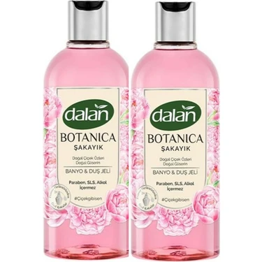 Dalan Botanica Duş Jeli Şakayık Kokulu 500 Ml X 2