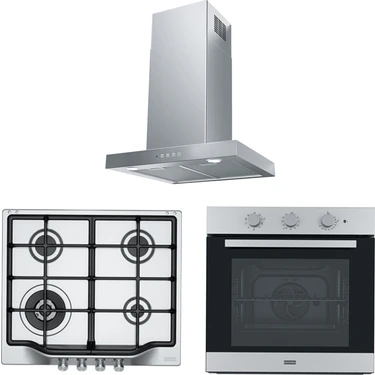 Franke Fdf Eg6 60 Xs Davlumbaz Fhtl 604 3g Tc Xs C Ocak Fsl 82 H Xs Fırın Inox Ankastre