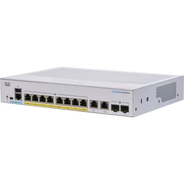 Cisco  CBS250-8FP-E-2G-E Smart 8-Port Ge Full Poe Ext Ps 