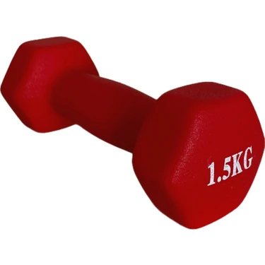 Zepca Ithal Fitness Deluxe Neopren Kaplama Tekli 1,5 kg Kırmızı