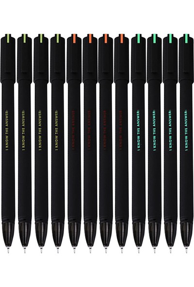 M&g 12 Adet 2021 Yumuşak Dokunmatik Plastik Jel Kalem 0.5 mm Siyah Mürekkep Nötr Reklam Kalem Sıcak Satış Ürünleri (Yurt Dışından)