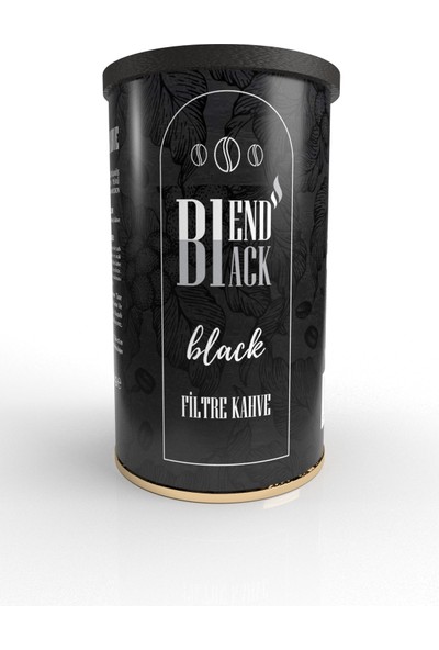 Blendblack Filtre Kahve Black 250Gr Teneke Kutu