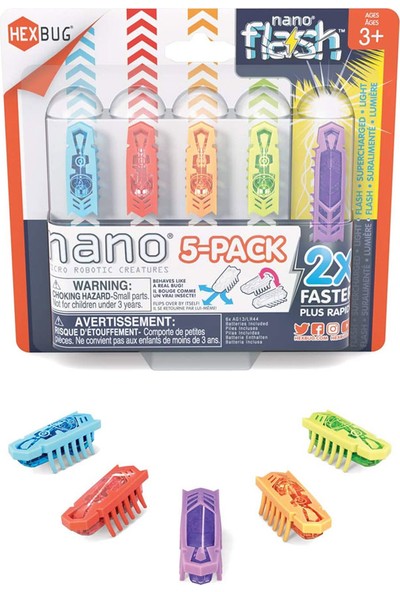 Hexbug Flash Nano Beş'li Paket 433-6983