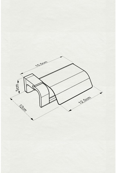 Alper Banyo F1 Model Paslanmaz Kapaklı Tuvalet Kağıtlık