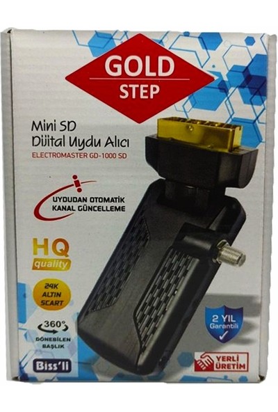 Gold Step GD-1000 Scart Sd Mini Uydu Alıcısı