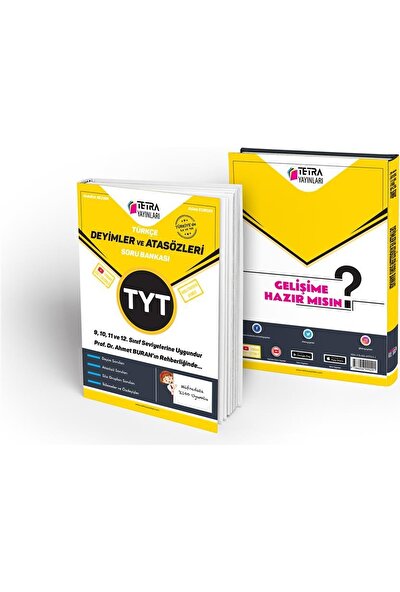 Tetra Yayınları 9-10-11-12. Sınıf Tyt Türkçe Deyimler ve Atasözleri Soru Bankası