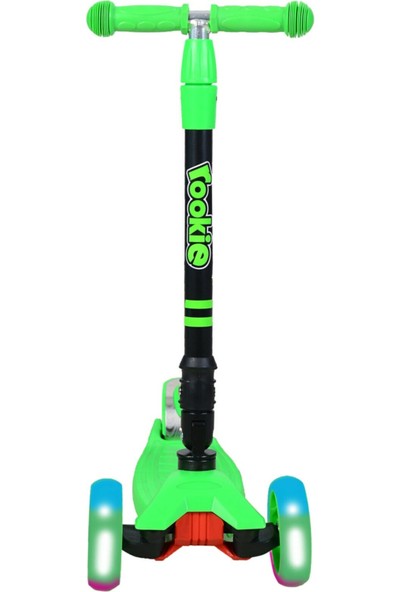 Rookie Katlanabilir & Işıklı Maxi Scooter Yeşil