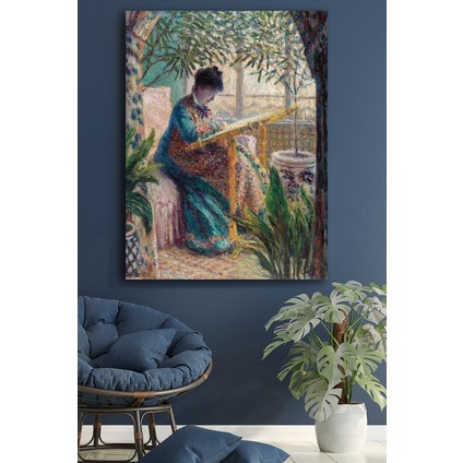 Kanvas Tablo Resim Ünlü Ressamlar Serisi Yağlıboya Dekoratif Duvar Tablosu