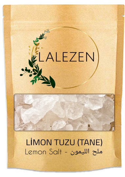 Limon Tuzu Tane Parça Sitrik Asit Yenilebilir Lemon Salt