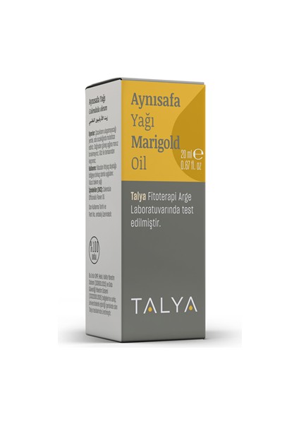 Aynısafa Yağı, Soğuk Sıkım, %100 Saf ve Doğal, 20 ml