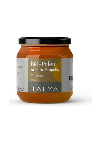 Bal-Polen-Arı Sütü-Propolis Karışımı (Yetişkinler İçin), 230 gr