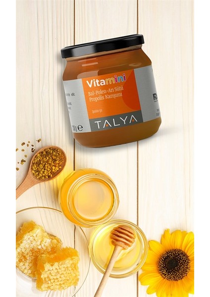 Vitamini Bal-Polen-Arı Sütü-Propolis Karışımı (Çocuklar İçin)