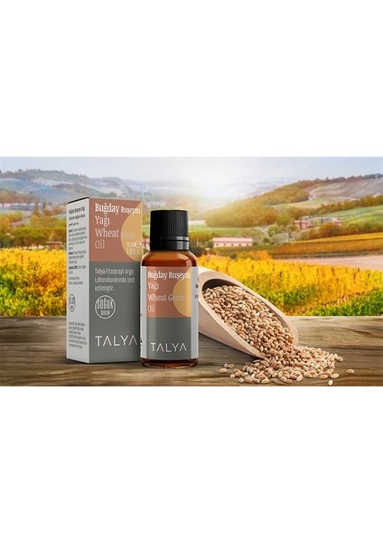 Buğday Ruşeym Yağı, Soğuk Sıkım, %100 Saf ve Doğal, 20 ml