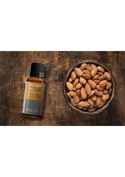 Tatlı Badem Yağı, Soğuk Sıkım, %100 Saf ve Doğal, 50 ml