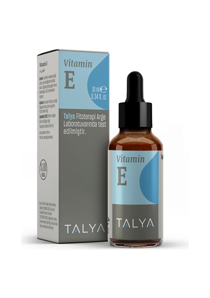 Vitamin E Damla, 0.34 fl. oz, 10 ml