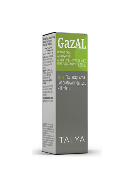 GazAL, Bitki Yağı Karışımı, 20 ml