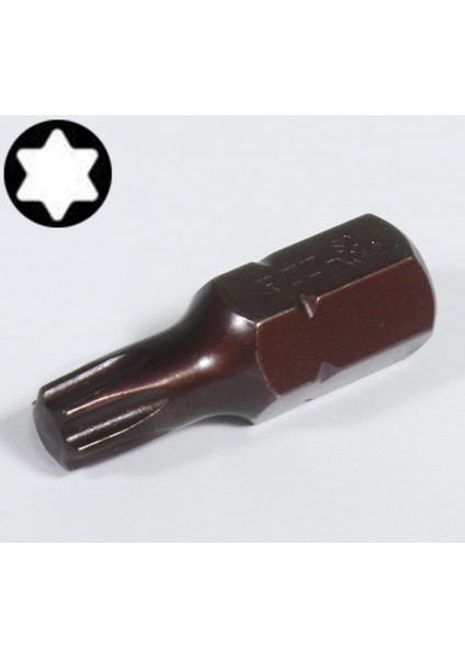 005-KK1153 Kaplamalı Mıknatıslı Torx Bits Uç T45 30 mm