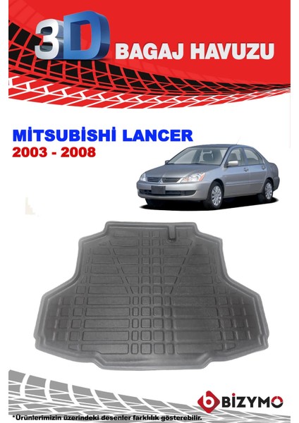 Lancer 2003-2008 3D Bagaj Havuzu Bizymo