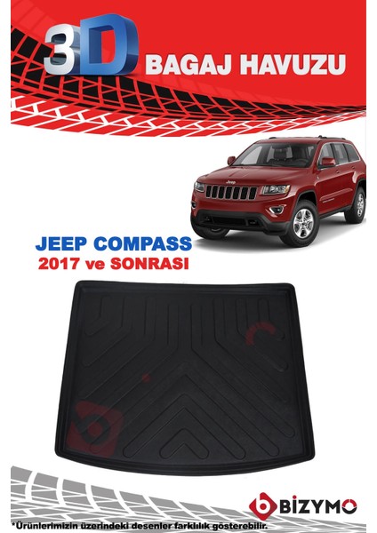 Compass 2017 ve Sonrası 3D Bagaj Havuzu Bizymo