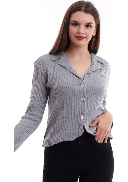 Düğmeli Ceket Gri fırsatları