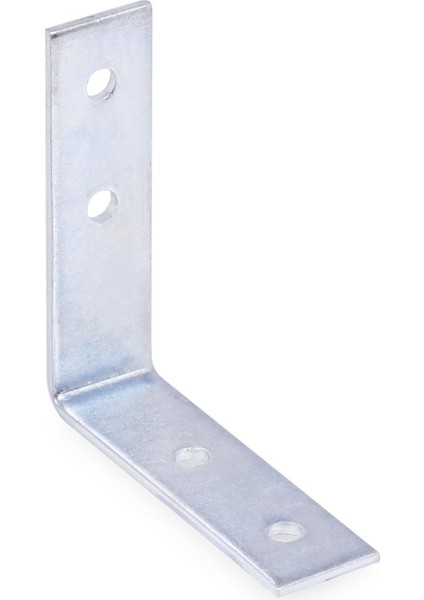 Mobilya Dolap Köşe Bağlantı Sabitleme L Demir Gönye 55X55X15 mm (25 Adet)