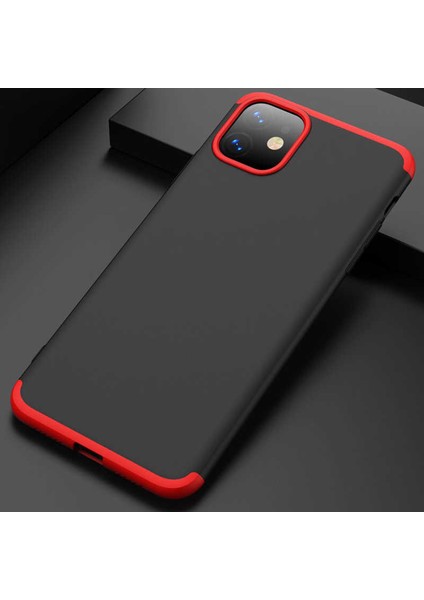 Apple iPhone 11 Kılıf 360 Tam Koruma Ön ve Arka Sert Mika Kapak Orjinal Ays Gkk Kapak
