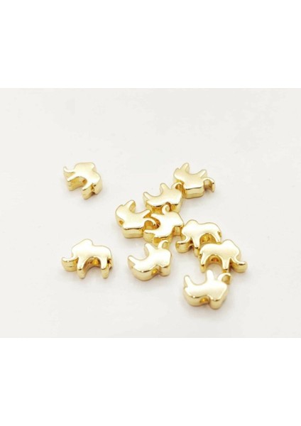 Gold Metal Takı Ara Aparatı Fil Model 5 Adet