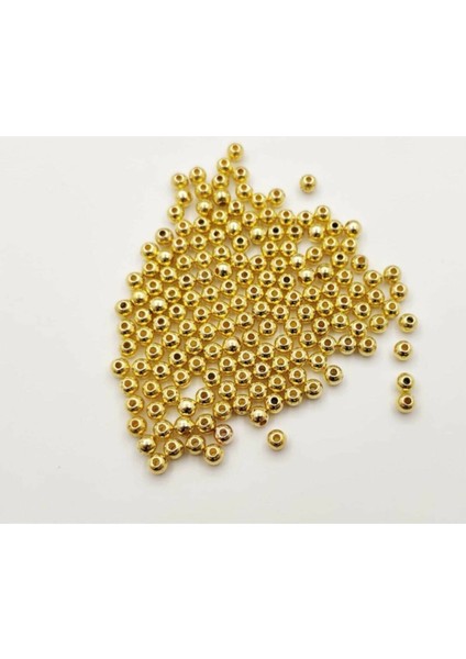 100 Adet Gold Yuvarlak Takı Yapım Ara Aparatı 5 mm