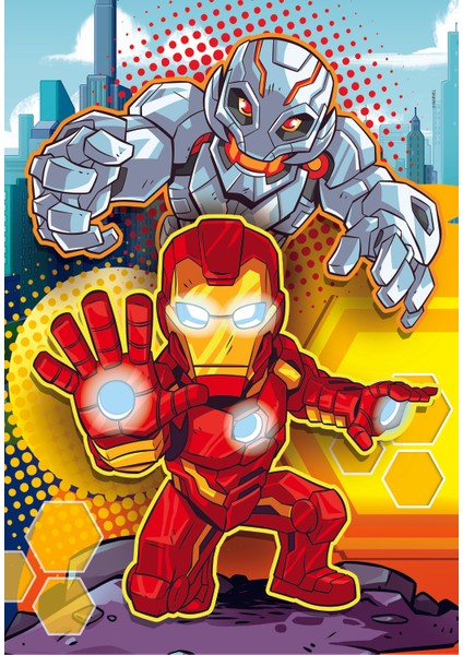 - 3X48 Parça Puzzle - Superhero fırsatları