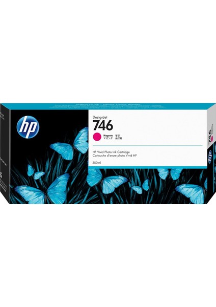 Hp 746 P2V78A Kırmızı Orijinal Kartuş Designjet Z6, Designjet Z9+Dr, Designjet Z6DR