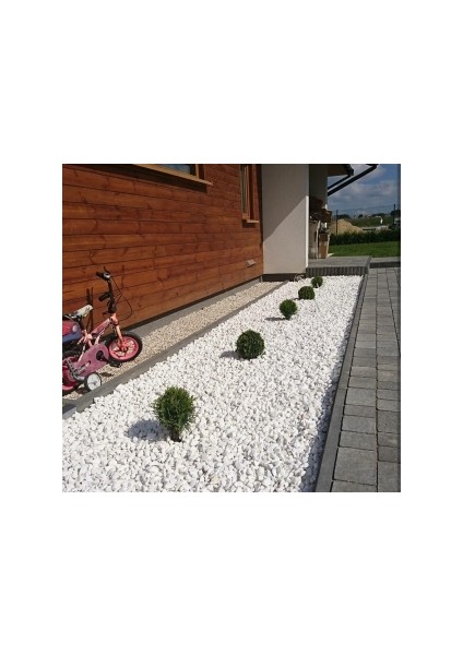 Beyaz Dolomit Taş 25 kg 2-4 cm Peyzaj Taşı Dekoratif Akvaryum Bahçe Süs Taşları Saksı Taşı modelleri