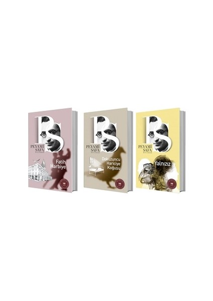 Dokuzuncu Hariciye Koğuşu - Fatih Harbiye - Yalnızız - Peyami Safa - 3 Kitap Set