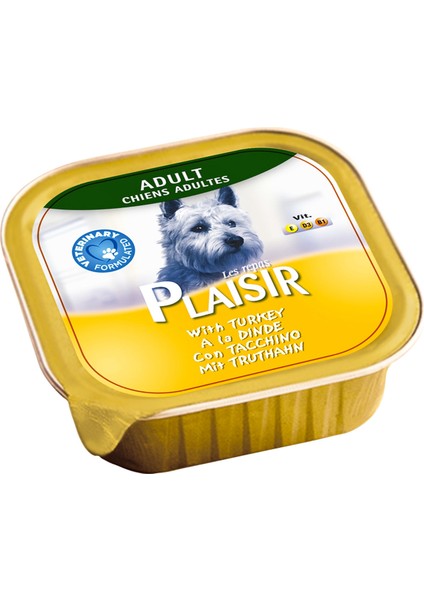 Hindi Etli Pate Plaisir 150GR Yaş Köpek Maması 4ADET