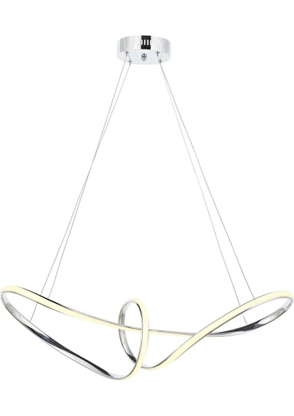 Avonnı AV-60334-KB Krom Kaplama Modern Avize LED Metal Pleksi 80X25CM