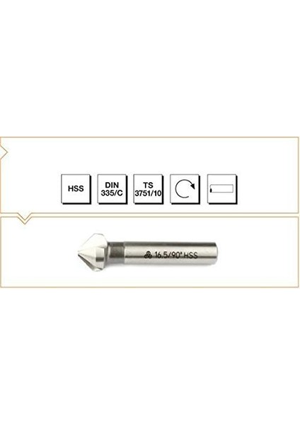 Hss Din 335/A Havşa Freze 90° 31.5 mm