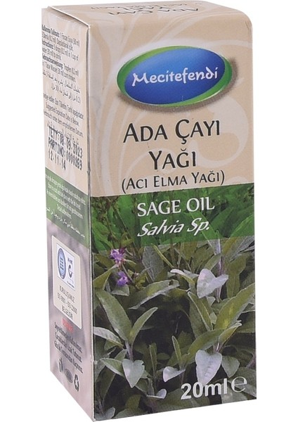 Mecitefendi Adaçayı (Acı Elma) Yağı 20 ml