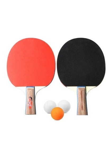 Masa Tenis Seti Pinpon Seti 2 Raket 3 Top