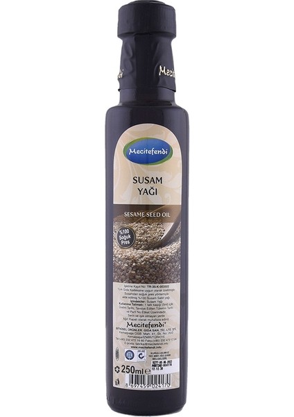 Mecitefendi Susam Yağı 250 ml