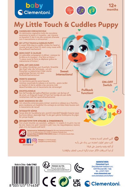 Baby Clementoni - Interaktif Köpek modelleri