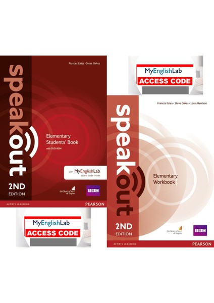 Speakout Elementary 2nd Ed Student's B.+Workbook+Dvd Myenglishlab(Online Access Code Lu)
