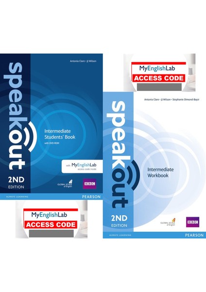 Speakout Intermediate 2nd Ed Student's B.+Workbook+Dvd Myenglishlab(Online Access Code Lu)