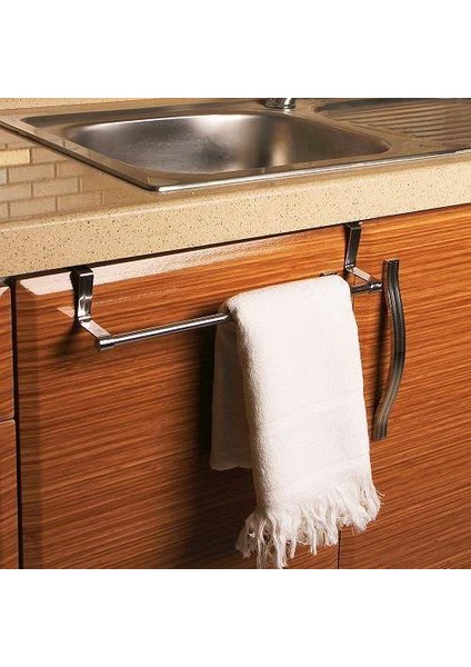 Askılık Metal Mutfak Banyo Dolap Kapağına Takılan Krom Kaplı Paslanmaz Kırılmaz Havlu Askılığı fiyatları