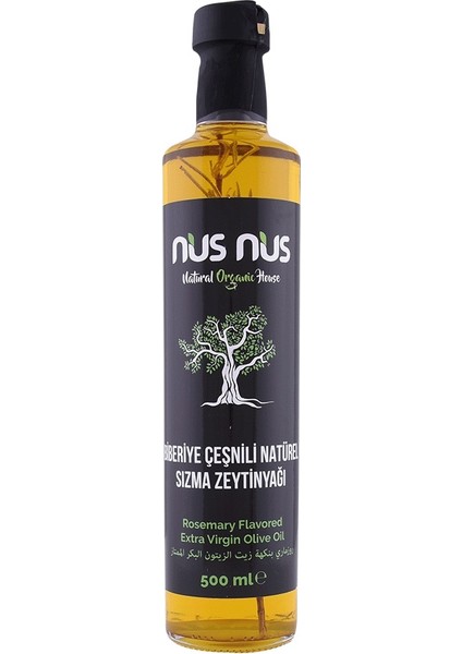 Biberiye Çeşnili Natural Sızma Zeytinyağı 500 ml