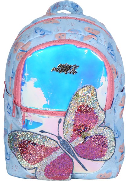 Me Çanta Miss Mirella Mavi Kelebek Okul Çantası 21070