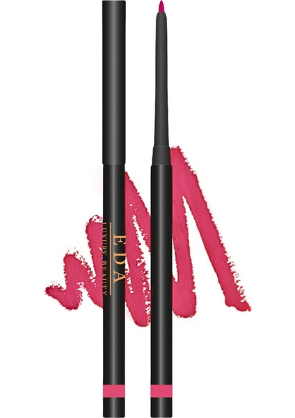 Pembe Automatic Lipliner Lüks Kremsi Yumuşak Kontür Dudak Kalemi Waterproof Vegan Lip Pencil