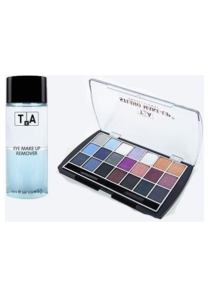 Tca Studıo Make-Up Göz Farı Paleti Smokey Box 1 + Makyaj Temizleyici