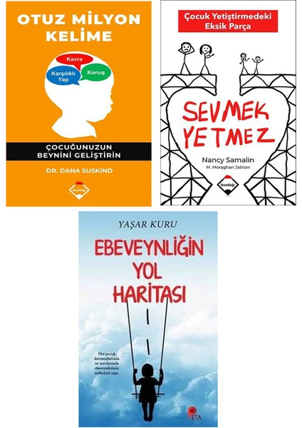 Otuz Milyon Kelime – Sevmek Yetmez – Ebeveynliğin Yol Haritası 3 Kitap Set